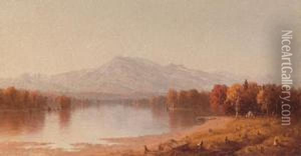 Moat Mountain, New Hampshire Oil Painting - Sanford Robinson Gifford