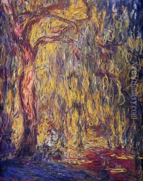 Weeping willow Oil Painting - Claude Oscar Monet