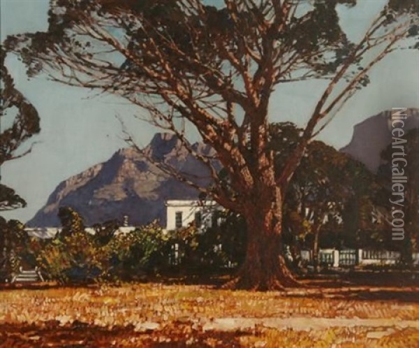 Cape Homestead Oil Painting - Robert Gwelo Goodman