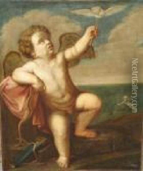 Cupido Oil Painting - Guido Reni