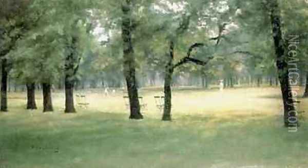 Kensington Gardens 2 Oil Painting - Paul Fordyce Maitland