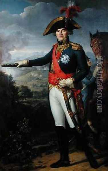 Jean Mathieu Philibert Serurier 1742-1819 Comte dEmpire Oil Painting - Jean Louis Laneuville