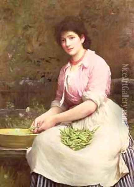 Dolly Oil Painting - Sir Samuel Luke Fildes