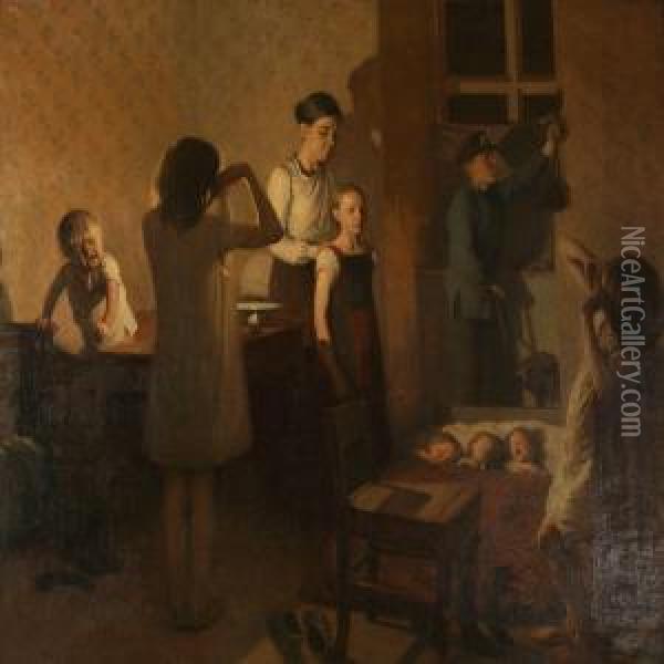 Early Morning Oil Painting - Carl Vilhelm Meyer