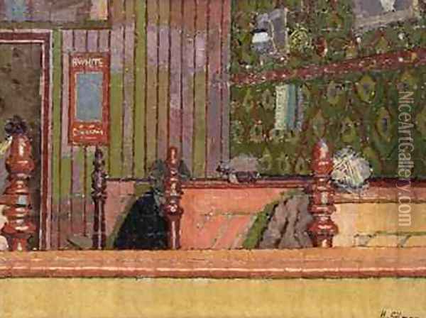 Eating House Oil Painting - Harold Gilman