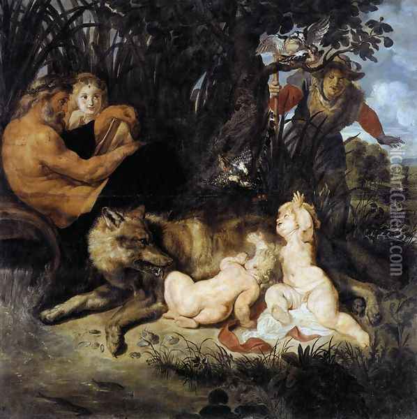 Romulus and Remus 1615-16 Oil Painting - Peter Paul Rubens