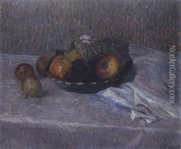 Nature Morte Oil Painting - Adolphe Peterelle