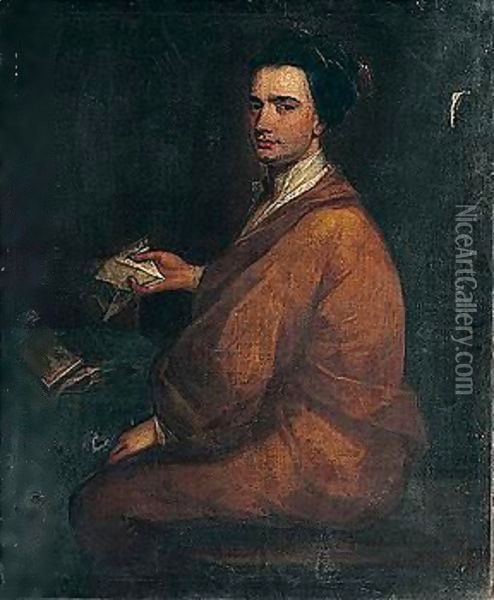 Portrait of Henry Meredyth Oil Painting - Charles Jervas