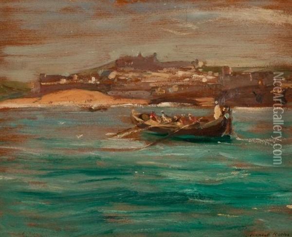 The Returning Boat Oil Painting - Alexander Ignatius Roche