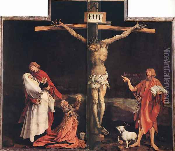 The Crucifixion Oil Painting - Matthias Grunewald (Mathis Gothardt)