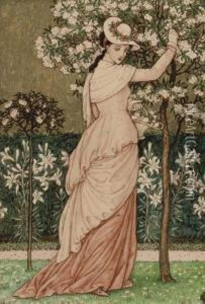 The Union Of Love Oil Painting - Walter Crane