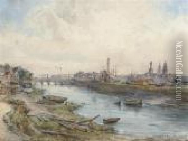 Calais Oil Painting - Conrad H.R. Carelli