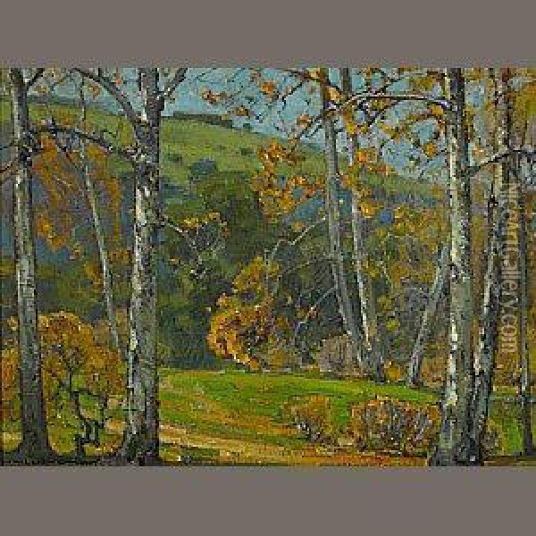 Laguna Canyon Oil Painting - William Wendt