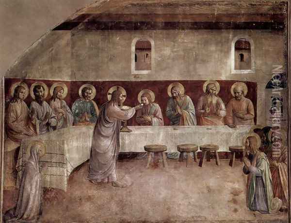 Last Supper Oil Painting - Angelico Fra