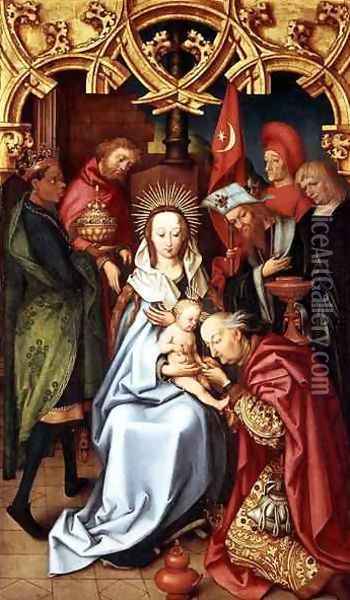 Adoration of the Magi Oil Painting - Hans, The Elder Holbein