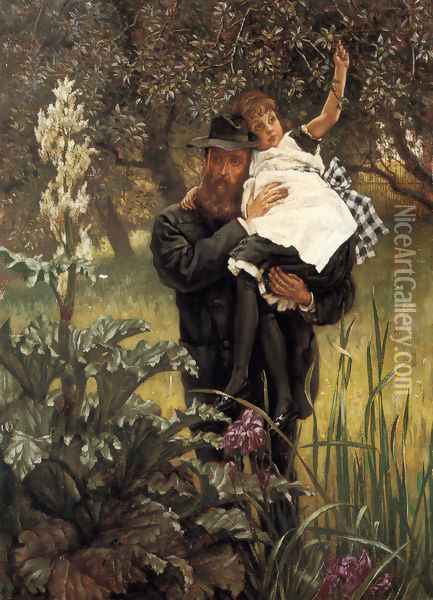 The Widower Oil Painting - James Jacques Joseph Tissot