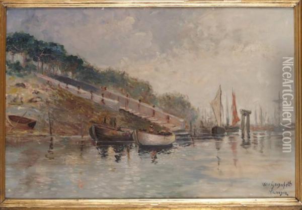 Kaj I Venedig Oil Painting - Wilhelm von Gegerfelt