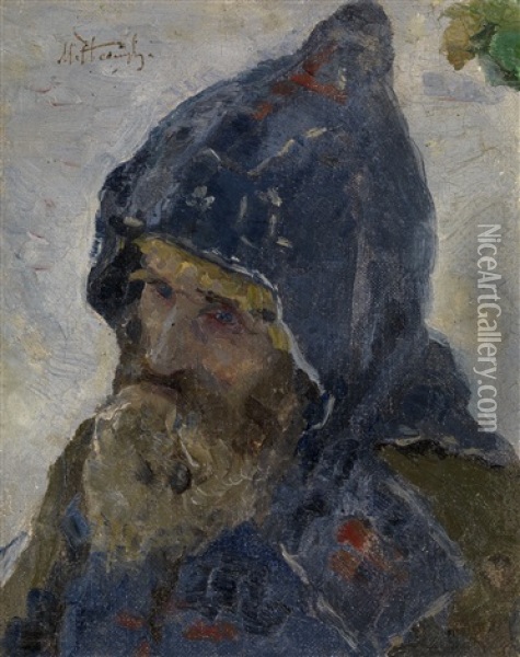 Sergius Of Radonezh Oil Painting - Mikhail Vasilievich Nesterov