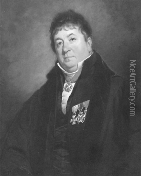 Portret Sebald Justinus Brugmans Oil Painting - Charles Howard Hodges