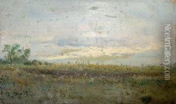 Spring Meadow Oil Painting - Isaak Ilyich Levitan