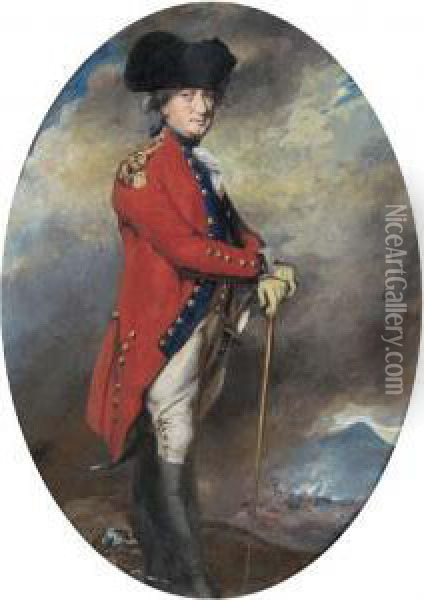 Portrait Of Charles, 1st Marquis Cornwallis Oil Painting - Daniel Gardner