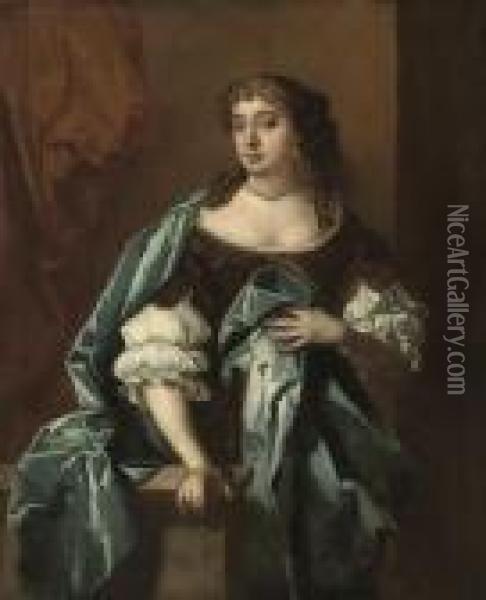 Portrait Of A Lady Erroneously Identified As Anne Hyde Oil Painting - Sir Peter Lely