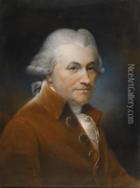 Portrait Of John Johnson (1732-1814) Oil Painting - John Russell