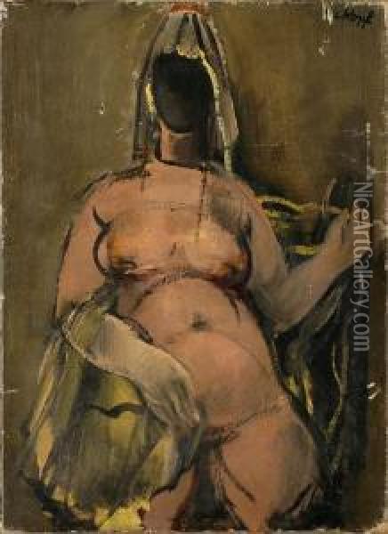 Faceless Nude Oil Painting - Maxim Kopf