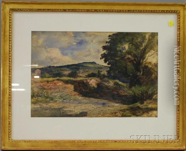 Roman Landscape Oil Painting - George Loring Brown