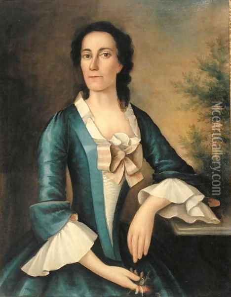 Portrait of Mrs Thomas Shippard Oil Painting - Joseph Badger