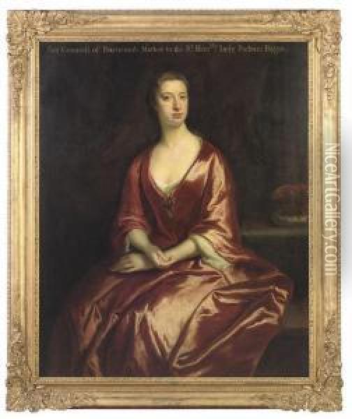 Portrait Of Ann Oil Painting - Richardson. Jonathan