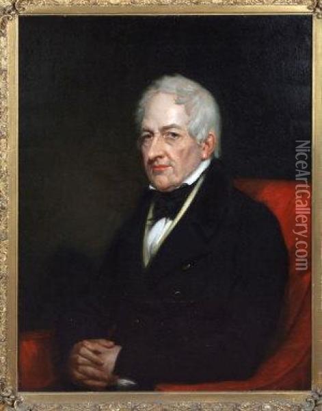 A Portrait Of Henry Howard Of Corby Castle Oil Painting - James Ramsay