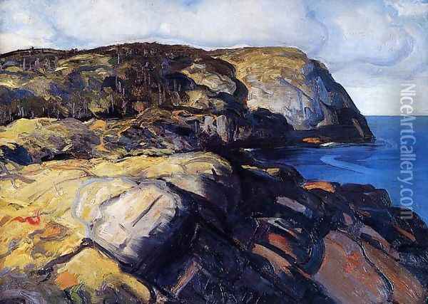 Shaghead Oil Painting - George Wesley Bellows