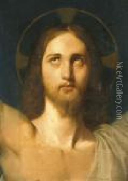 The Head Of Christ Oil Painting - Jean Auguste Dominique Ingres