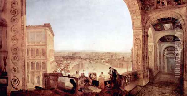 Rome, from the Vatica Oil Painting - Joseph Mallord William Turner