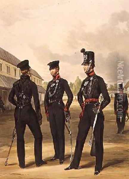 Men of the 60th Rifles Oil Painting - Henry Martens
