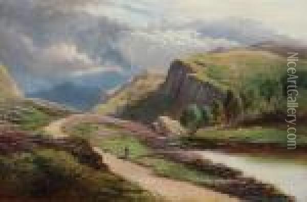 Scottish Landscape Oil Painting - Henry Hillier Parker