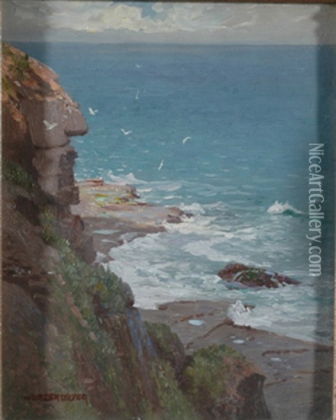 South Coast Oil Painting - William Lister-Lister