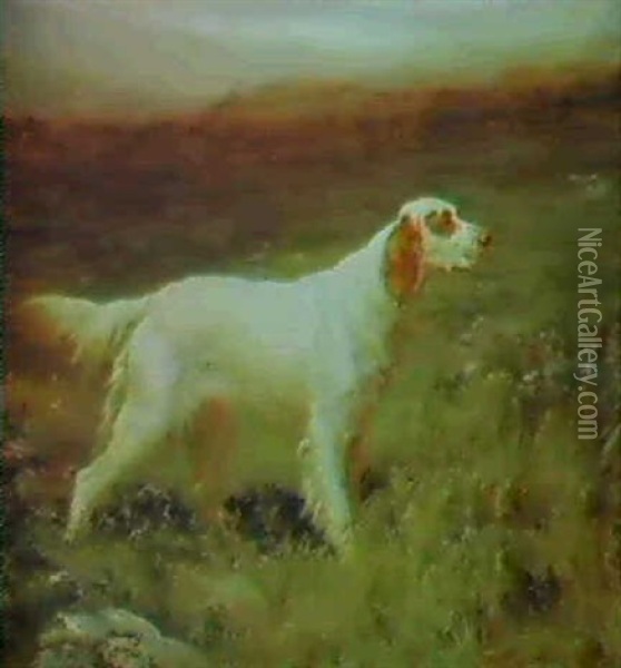 W.b.y. Warwick's 'barnsel Of Salop' Oil Painting - Maud Earl