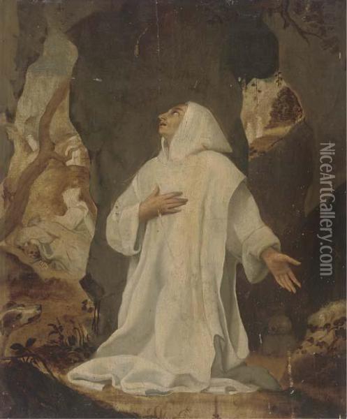 A Domenican Friar Oil Painting - Donato Creti