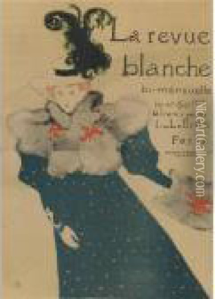 La Revue Blanche (d. 355; W. P16; Adr. 130) Oil Painting - Henri De Toulouse-Lautrec