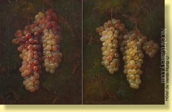 Grappes De Raisins Oil Painting - Nel Gronland