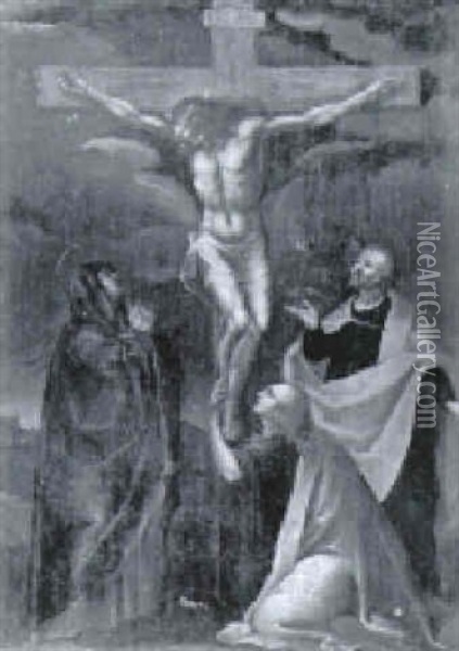 Kreuzigung Christi Oil Painting - Adam Elsheimer