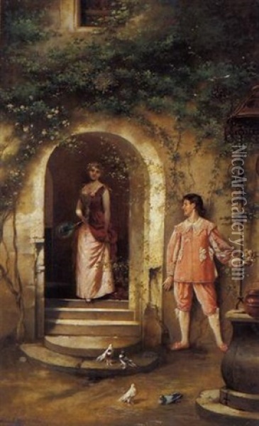 Der Rosenkavalier Oil Painting - Daniel Hock