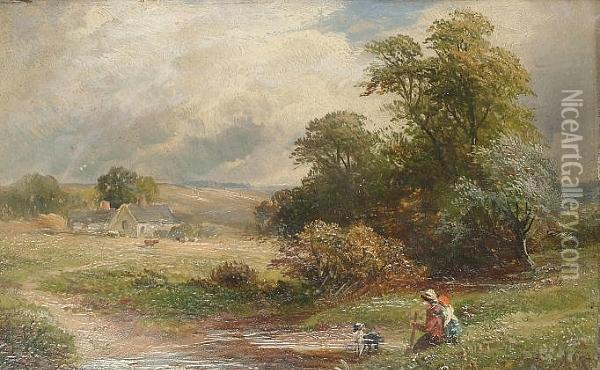 The Nearest Way To The Homestead Oil Painting - George Turner