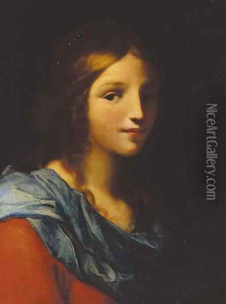 The Madonna Oil Painting - Giuseppe Chiari