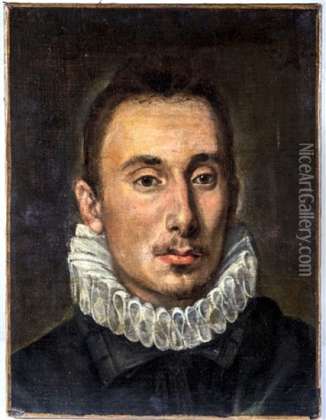 Zwei Gute Fraunde Oil Painting -  El Greco