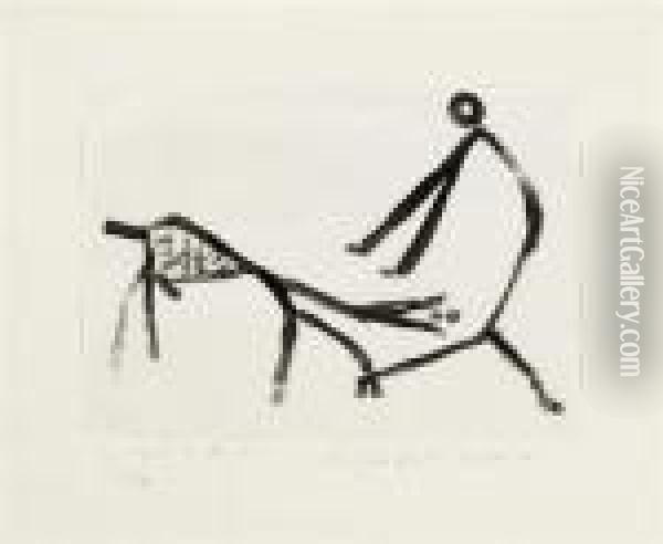 Uberfall Durch Ein Tier Oil Painting - Paul Klee