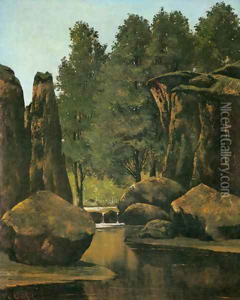 Landscape Oil Painting - Gustave Courbet
