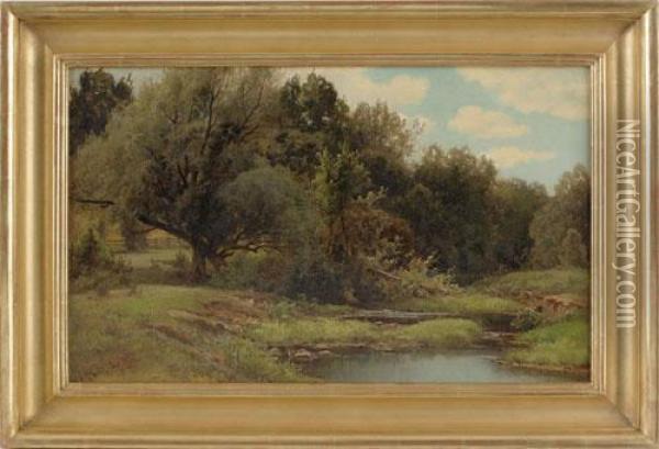 Pennsylvania Landscape Oil Painting - Carl Weber